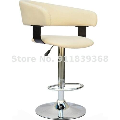 Bar Chair Lift Chair Simple Household High Stool Back Cashier Front Desk Bar Chair Computer Manicure Shop Makeup