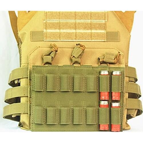 Tactical 14 Round Shotgun Shell Ammo Pouch For Military Hunting Accessories Magazine Holder Bag