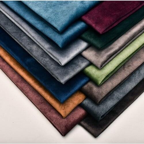 Technology Velvet Fabric By The Meter Thickened Lychee Pattern Imitation Leather Suede for Sewing Chair Sofa Cover Soft Brocade