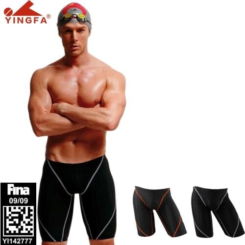 High Quality Men Swimwear Fina Approved Competion Swimsuits Waterproof Chlorine Resistant Boys Swimming Pants Yingfa Jammer