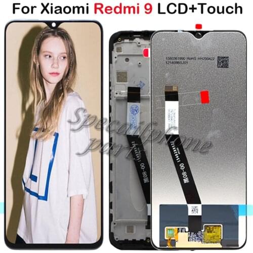 Display For Xiaomi Redmi 9 LCD Display Touch Screen Digitizer Assembly Replacement Parts For Xiaomi Redmi 9 M2004J19AG LCD