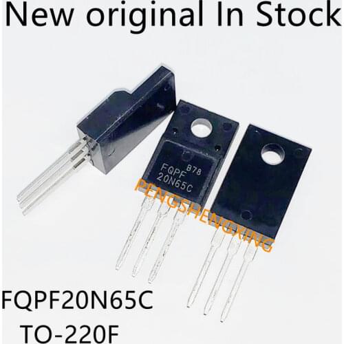10PCS/LOT FQPF20N65 TO-220F 20N65 TO220F FQPF20N65C 20A 650V New original spot hot sale