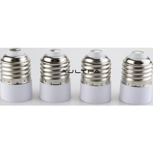 120Pcs Fireproof Bulb Base Adaptor E27 To E14 Lamp Holder Adapter Conversion Socket Converter Wholesale