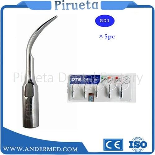 5pcs dental GD1 Ultrasonic scaler tips for SATELEC NSK GNATUS DTE