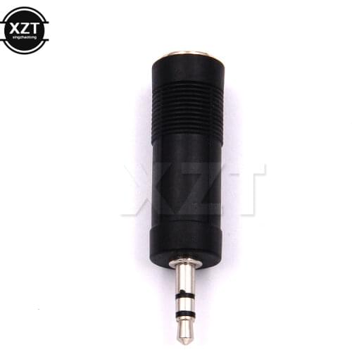 50pcs/lot High Quality Hot Sale 6.5 to 3.5 Earphone Adapter 3.5mm to 6.5mm Male to Female Stereo Socket Audio Converter