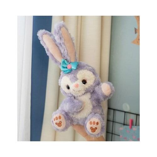 Disney StellaLou Anime Hand Puppet Toys Plush Puppets Kids Children Finger Story Teaching Toy New Gifts