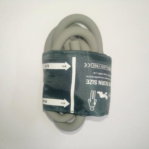 Free Shipping kmtkeramed Reusable Blood Pressure Cuffs,Neonatal size,, ,Limb cir.=6~11cm,one-tube,TPU Bladder