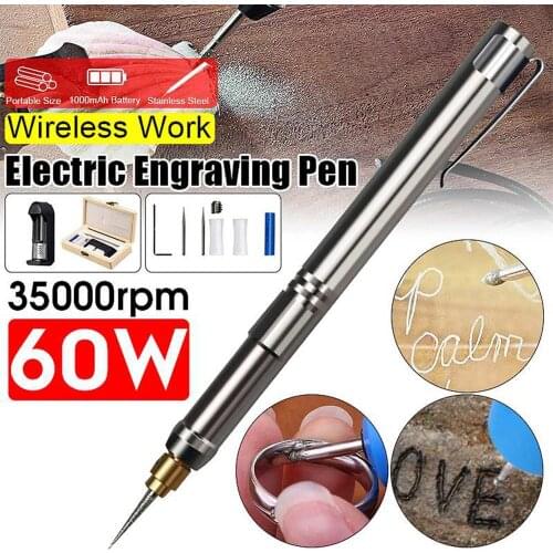 DIY New Cordless Mini Electric Engraving Pen Carve Tool for Jewelry Plastic Metal Wood Glass Automatic Engraving Pen Graver Tool