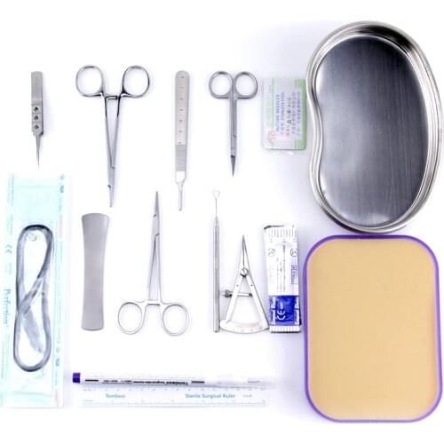 Double eyelid suture practice simulation silicone module education suture embedding training instrument tool kit
