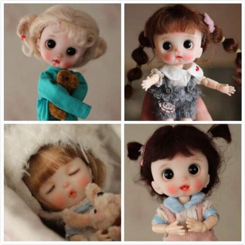 OB11 doll customization doll 1/8 BJD dolls OB doll DIY polymer clay 20191216