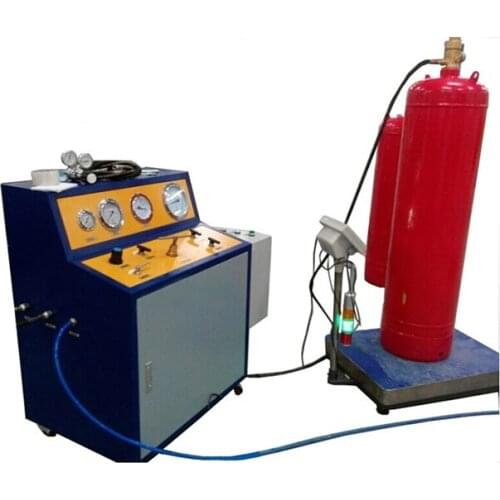 Free shipping Wellness Model :US-FM-5A Automatic HFC-227ea fire extinguisher refilling machine with weighing system