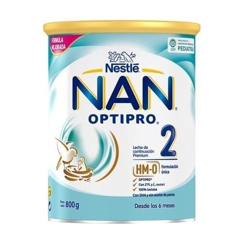 NAN OPTIPRO 2 LECHE DE CONTINUACION 800 G