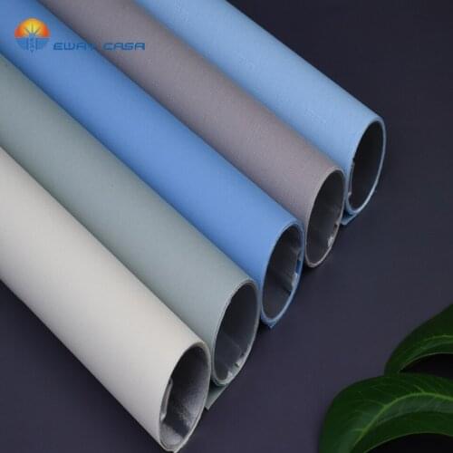 EWAY CASA Customized 100% Polyester Half Blackout Roller Blinds UV Blocking Sunscreen Sightview Sunshading No.RB_SJ_02 Series