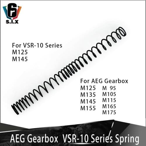 Tactical Airsoft Irregular Pitch Spring M95 M105 M115 M125 M135 M145 M155 M165 M175 For AEG Airsoft For VSR-10 Series