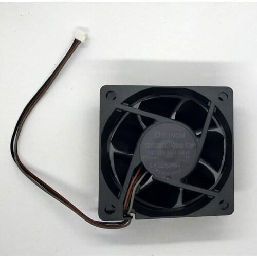 Original for SUNON EB60251S1-Q000-F99 60x60x25mm 6cm DC 12V 1.56W 3-line projector cooling fan