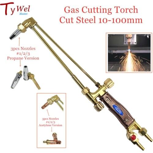 Professional Gas Cutting Torch 10-100mm Cutting Gun Oxygen Propane Acetylene Liquified Nature Gas G01-30 Metal Cutter