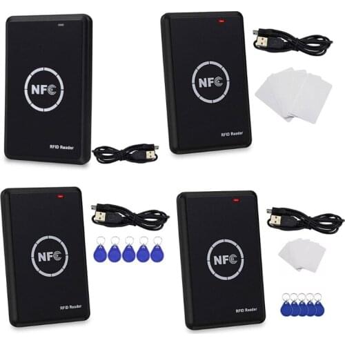 RFID Card Reader Duplicator Copier 125khz Key Fob Card Nfc Writer Smart Card Reader 13.56MHz Encrypted Programmer
