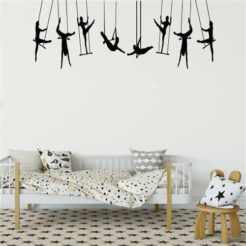 Diy Dance Wall Sticker Room Decoration Accessories For Living Room Vinyl Mural Bedroom Wall Art Decals Commercial adesivi PW502