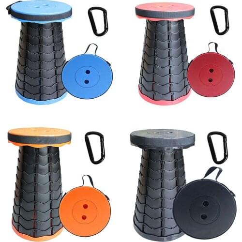 Telescopic Stool Portable Stool Seat Home Outdoor Camping Hiking Convenient Fishing Folding Chair Mini Chair Retractable