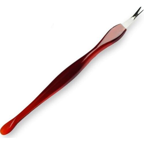 False Nail Supplies Of Imported Dead Skin Fork to Repair A Margin Horny Cuticle Scissors Manicure Tools