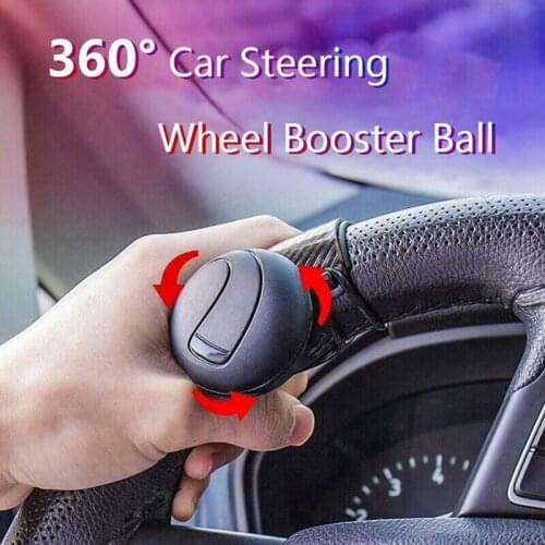 Universal Car 360 Degrees Steering Wheel Booster Spinner Knob Power Handle Ball Auto Driving Steering Wheel Handle Assist Ball