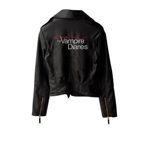 Custom The Vampire DiariesJackets WomenLong Sleeve Autumn Winter The Vampire Diaries Outwear
