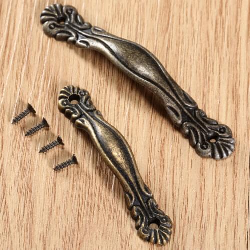 1pc Cabinet Knobs and Handles Knobs 65*11mm/81*14mm Cupboard Drawer Jewelry Box Furniture Hardware