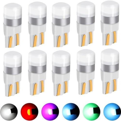10PCS W5W T10 3030 LED Signal Light Auto Car 12V 194 Bulb Parking Position Width Lamp Side Clearance Lights interior light