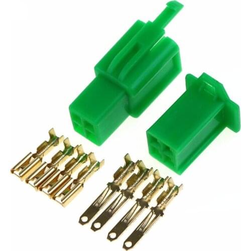 2.8mm 4pin Automotive 2.8 Electrical wire Connector Male Female cable terminal plug Kits Motorcycle ebike car
