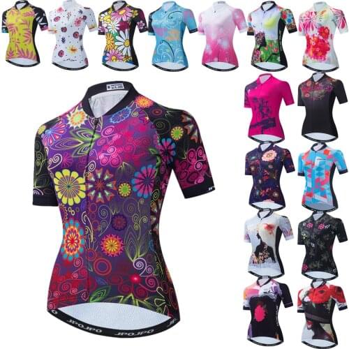 2021 Team Cycling Jersey Women Summer Short Sleeve MTB Bike Jersey Maillot Ciclismo Road Bike Racing Shirt Quick Dry