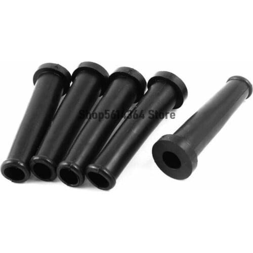 5 Pcs Black Rubber Wire Protector Cable Sleeve Boot Cover for Angle Grinder