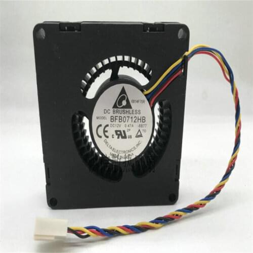 7CM 12V 0.47A BFB0712HB-8B77 blower centrifugal fan