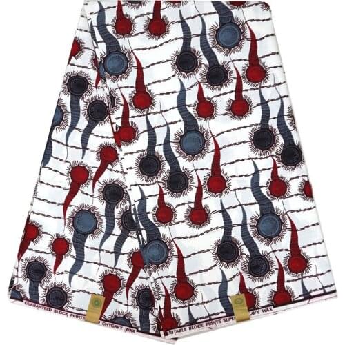 African wax fabric real wax tissus real wax for sewing Nigerian dresses material Ankara print A1039