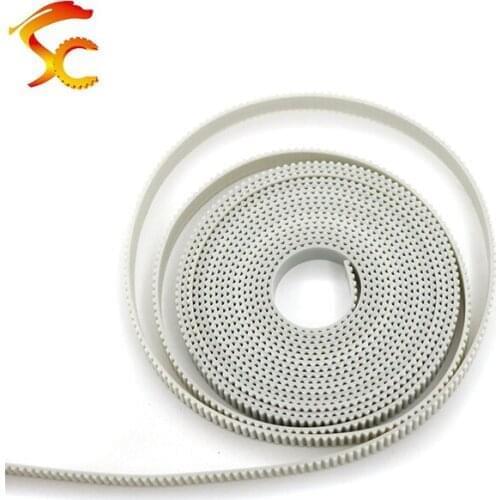 Free shipping 12meters/lot T2.5 Timing belt width 6mm T2.5 6MM PU openg belt for RepRap Prusa Mendel Huxley CNC Robotics