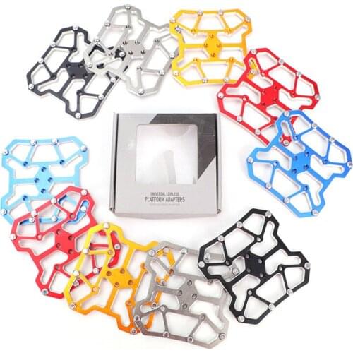 Lock Pedal Turn Flat Pedal Bicycle Quick Release Locking Plate Lock Shoes Mountain Bike Road Bike Locking Plate Plywood Buckle