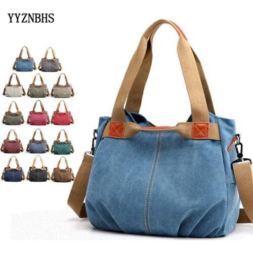 Shoulder Brand Bag Canvas Tote Bags For Women Luxury Canvas Designer Handbag Large Capacity Hand Bags Bolsa Feminina Travel Bag