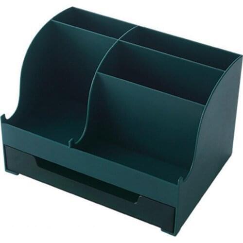 Makeup Case Multi-use Large Capacity ABS Table Independent Compartment Cosmetic Organizer Lightweight Jewelry Pouch for Home