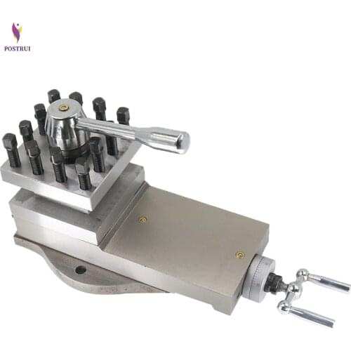 AT300 Tool Holder Mini Lathe Accessories Metal Lathe Holder Tool Assembly Quick Change Lathe Tool Holder Tool 80mm Stroke