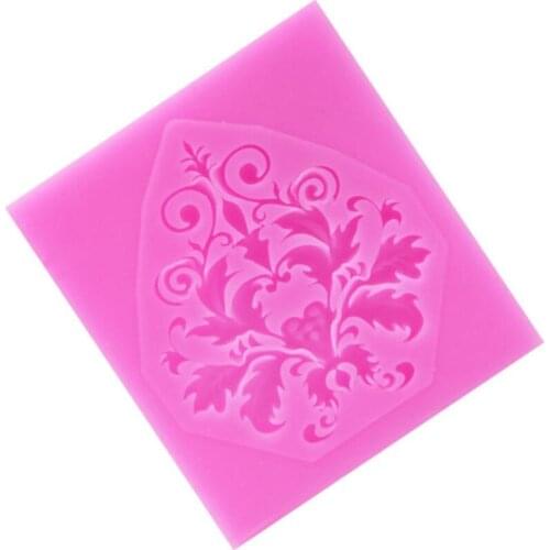 DIY Sugar Craft Frame Border silicone mold Scroll Relief Fondant Cake Decorating Tools Cupcake Baking Candy Chocolate Moulds