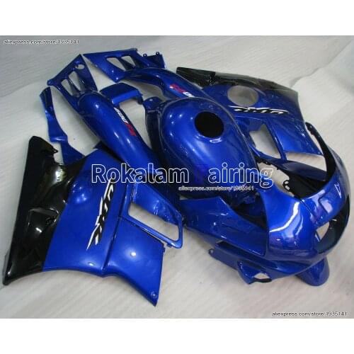 For Honda CBR600 F2 1991 1992 1993 1994 CBR 600 F2 91-94 CBR600F2 Blue Black Sportsbike Motorcycle ABS Fairing Kits