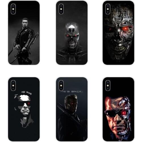 Fashoin Movie Terminator For Sony Xperia Z Z1 Z2 Z3 Z5 compact M2 M4 M5 E3 T3 XA Huawei Mate 7 8 Y3II Silicone Phone Cases Cover