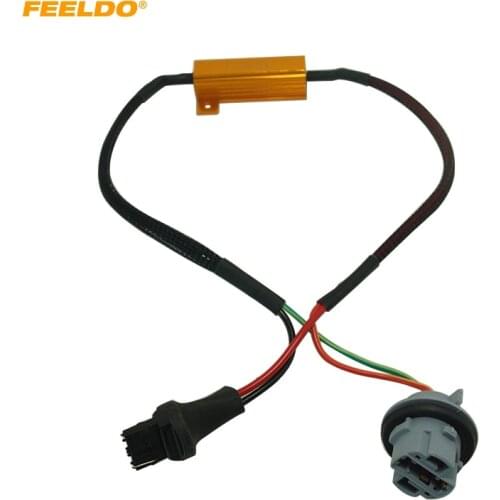 FEELDO 1Pc Canbus Error Free Resistor LED Decoder Warning Error Canceller For 7440/7441/992 LED Turn Signal Bulb #AM5334