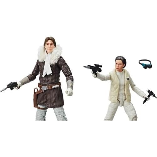 Hasbro Star Wars 6 Inch Princess Leia Organa Han Solo Movable Dolls Action Figures Limited Model Collection Kids Gift The Black