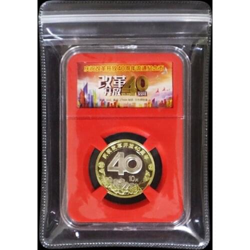 Commemorative Coin Sealed Bag Coin Protection Bag Grading Coin Identification Box Sealed Pocket Coin Silver Dollar