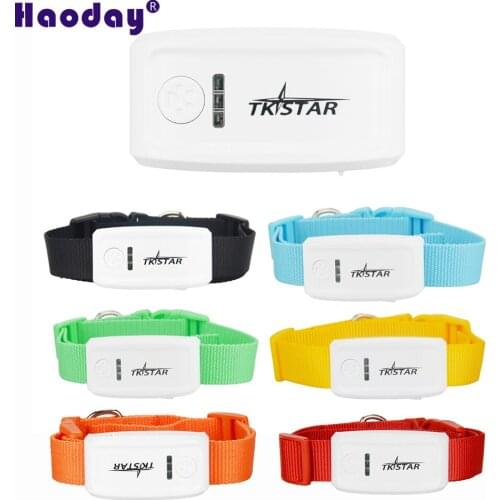 Realtime Tracking TK909(No Box) Pet GPS Tracker Global Mini GPS GPRS GSM Cat Dog Tracker with Collar 6 Color To Choose