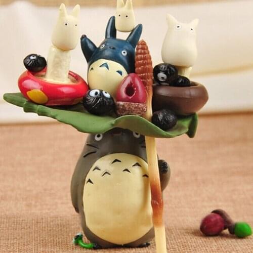 Hayao Miyazaki Chinchillas Model Totoro Anime DIY Action Figures Collection Model Dolls Surprise Gift Toys for Boys Girls
