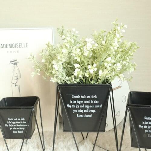 35cm INS Artificial Lucky Four Leafs Grass Bouque Wedding Flower Home Garden Balcony Simulation Plant Party DIY Wall Decoration