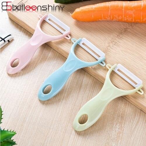 BalleenShiny Ceramic Vegetable Fruit Peeler Potato Peelers Carrot Zester Slicer Nordic Style Eco-Friendly Kitchen Utensil Tools