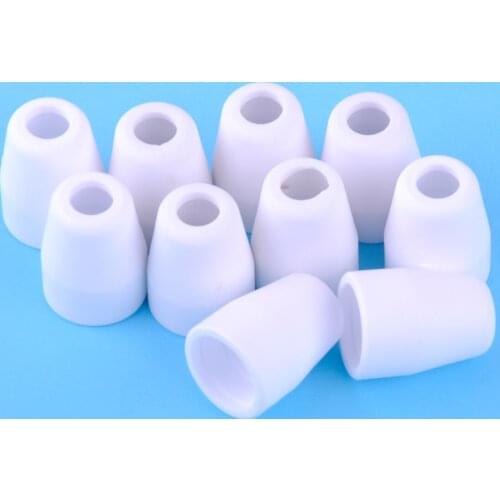 LETAOSK 10pcs Ceramics Plasma Shield Cups Fit for LG-40 PT-31 CUT40 CUT50 Cutter Cutting TorchAccessories