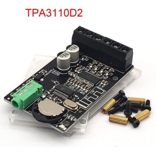 Mini 5.0 Bluetooth Digital Power Amplifier Board 10W 15W 20W 2.0 Dual-Channel Audio Amplifier Module